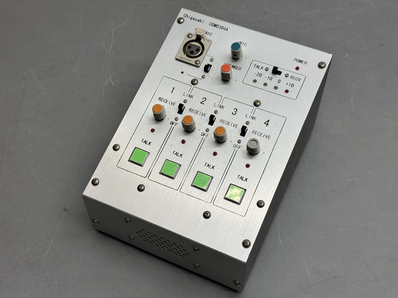 Chigasaki COM0304A 4ch インターカムボックス (Clear-Com・2W・4W対応)