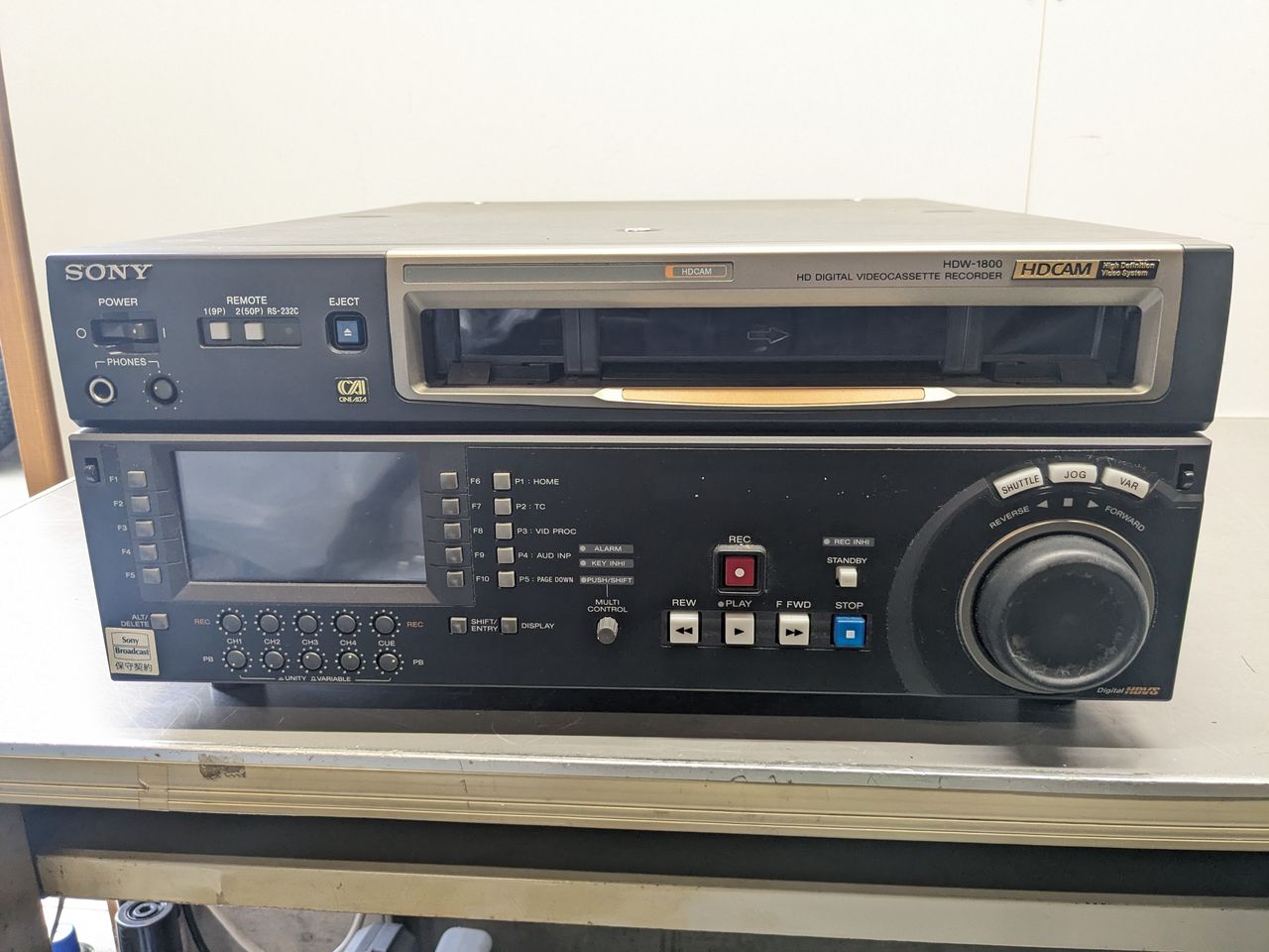 SONY HDW-1800 HDCAMレコーダー