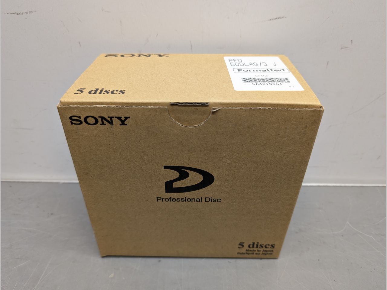 SONY PFD50DLAG Professional Disc 5枚セット
