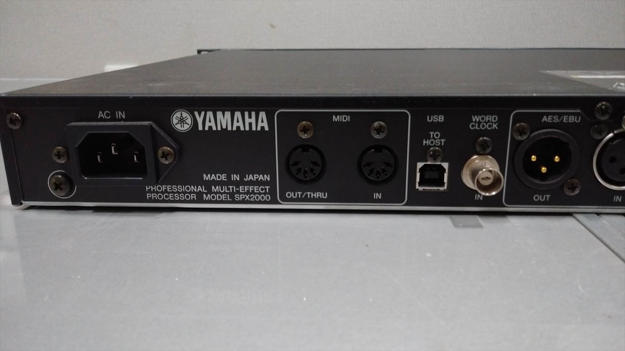 YAMAHA マルチエフェクトプロセッサー SPX2000 | VIVID Online Shop