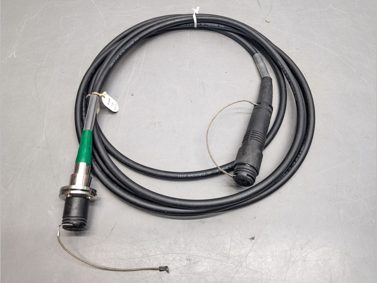 古河電工 2SM-9.2-37.5 LEMO フランジ付き光カメラケーブル 4.1m