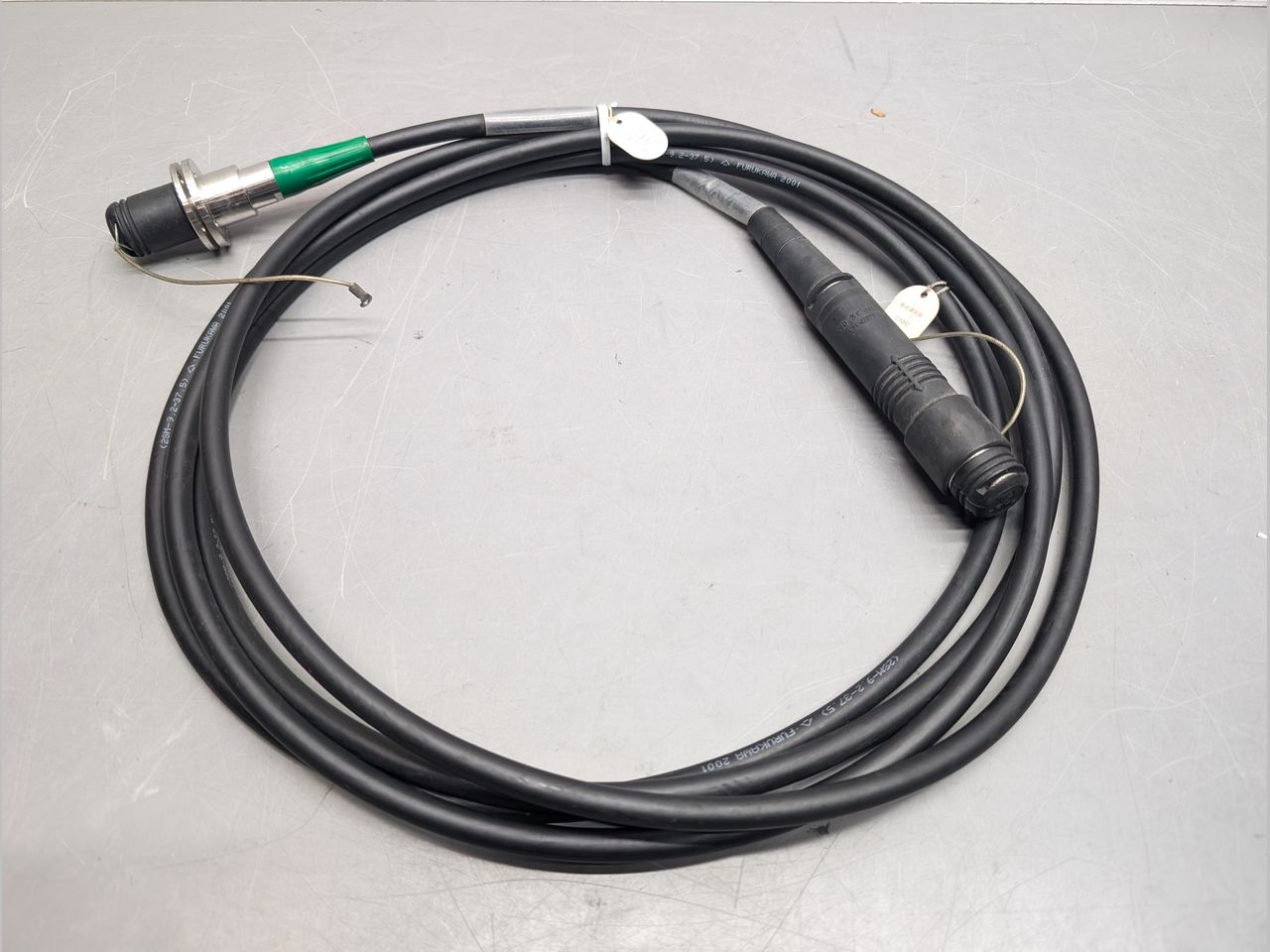 古河電工 2SM-9.2-37.5 LEMO フランジ付き光カメラケーブル 4.1m
