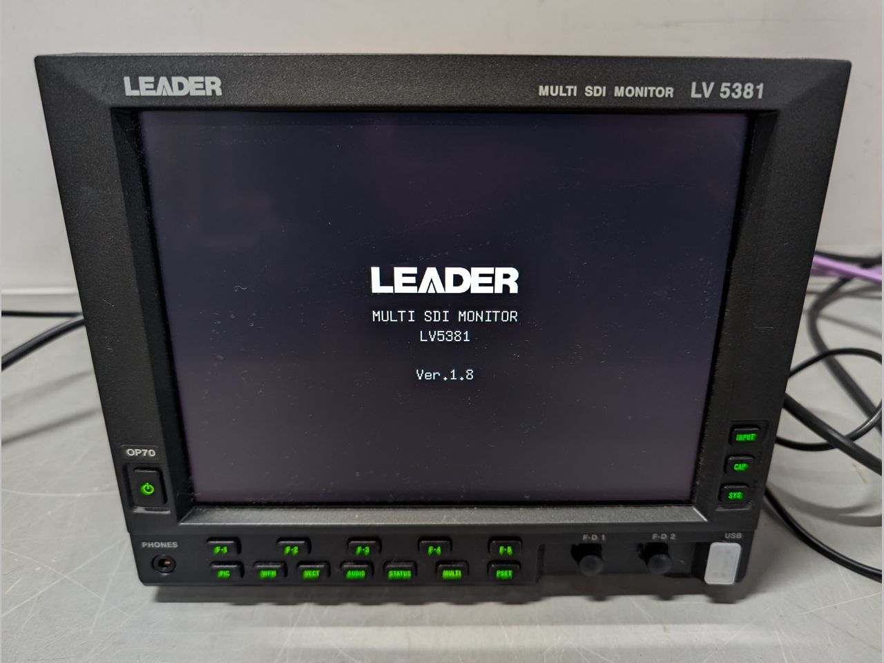 LEADER LV5381 マルチSDIモニター
