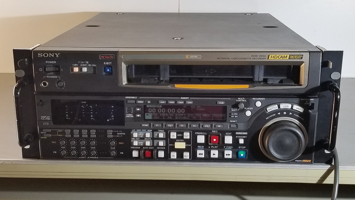 SONY ソニー HDW-2000 HDCAM デジタルマルチプレーヤー-