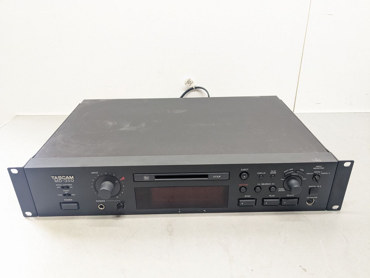 動作確認済TASCAM タスカム MDレコーダー 業務用 MD-350