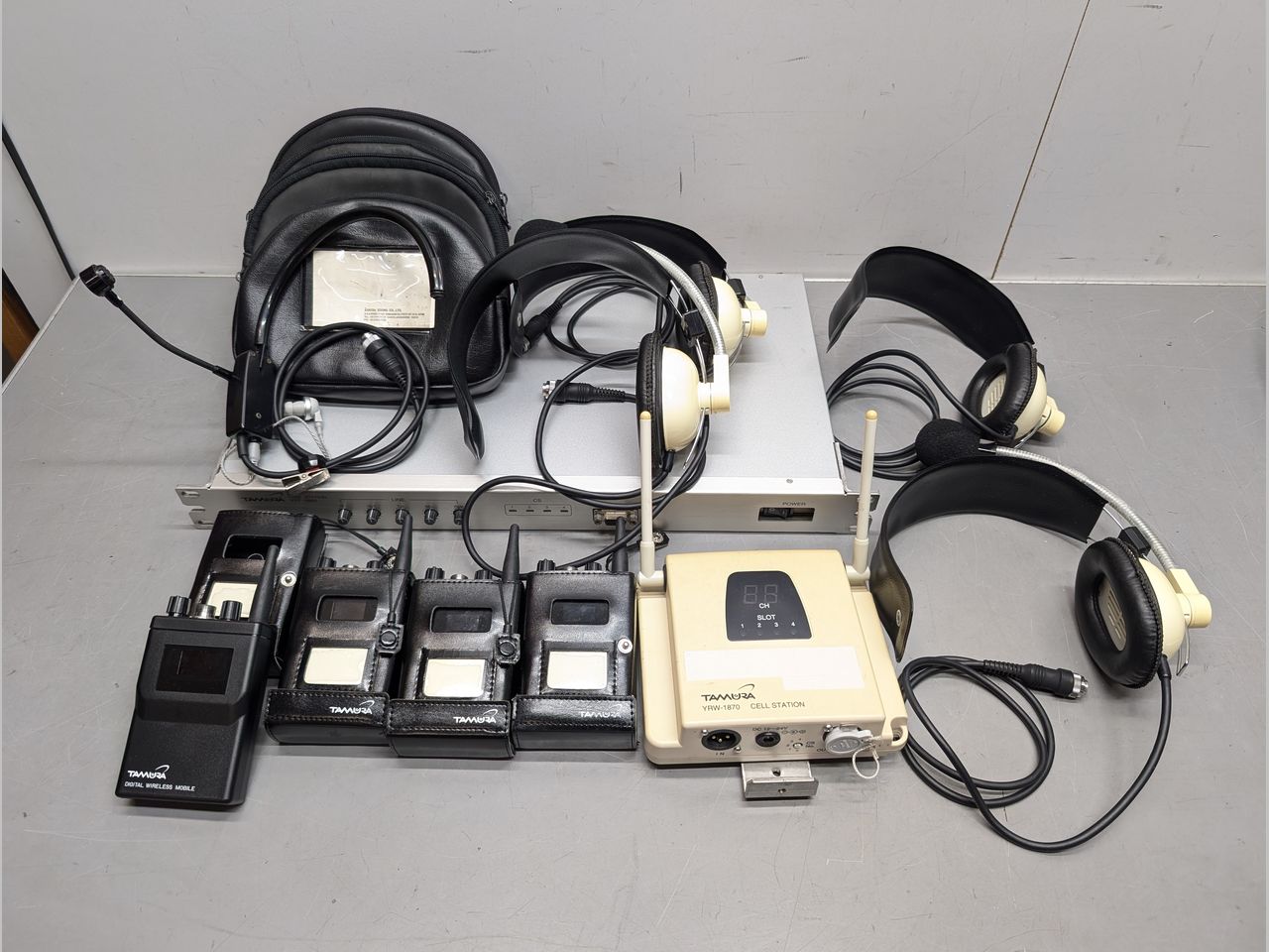 TAMURA YFF-1880 YRW-1870 YMT-1930 デジタルワイヤレスインカムセット