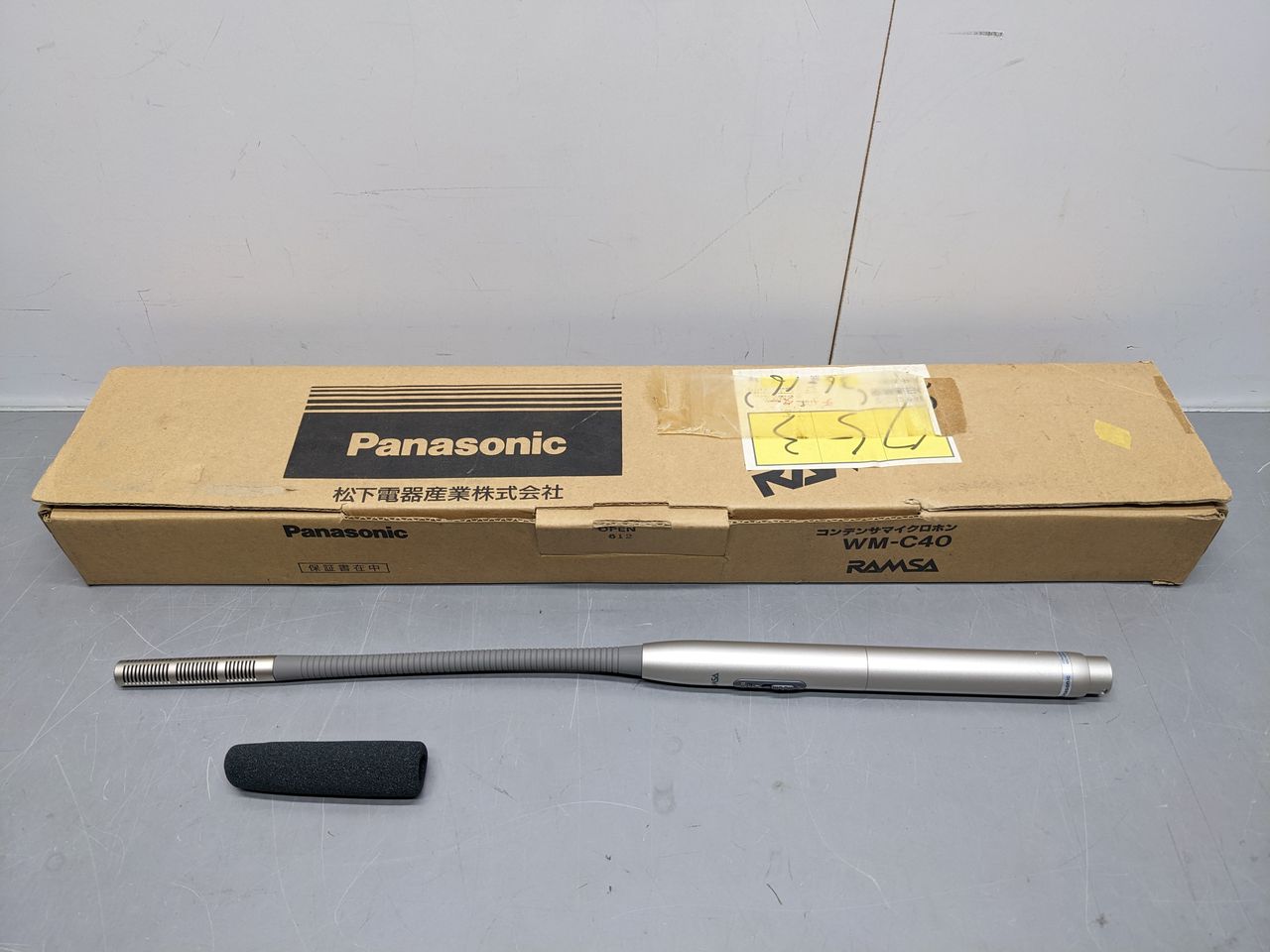 【HOT国産】Panasonic(RAMSA)製 WM-C40 コンデンサーマイク 配信機器・PA機器・レコーディング機器