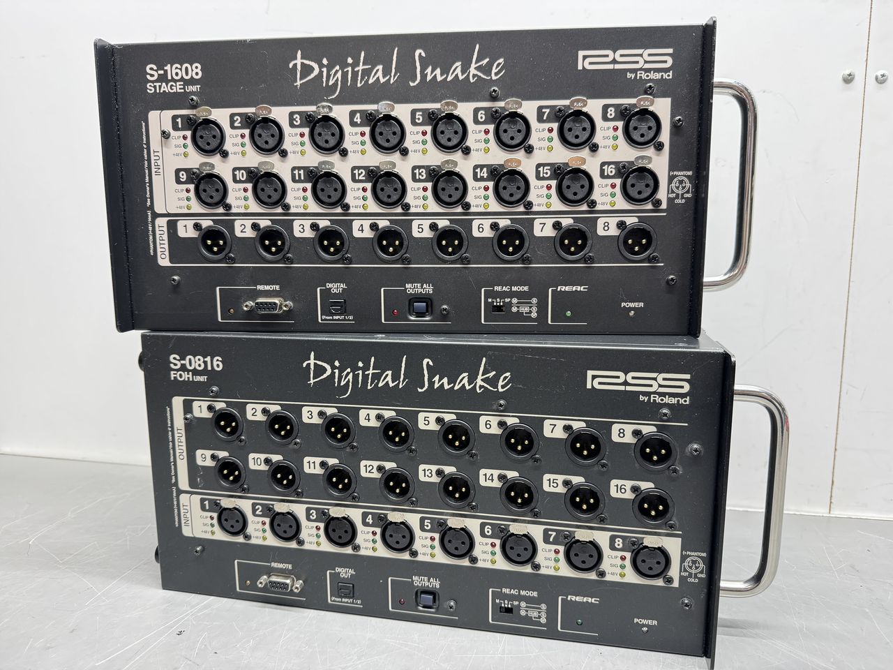 Roland S-1608 S-0816 Digital Snake 16ch RJ45 I/Oユニット