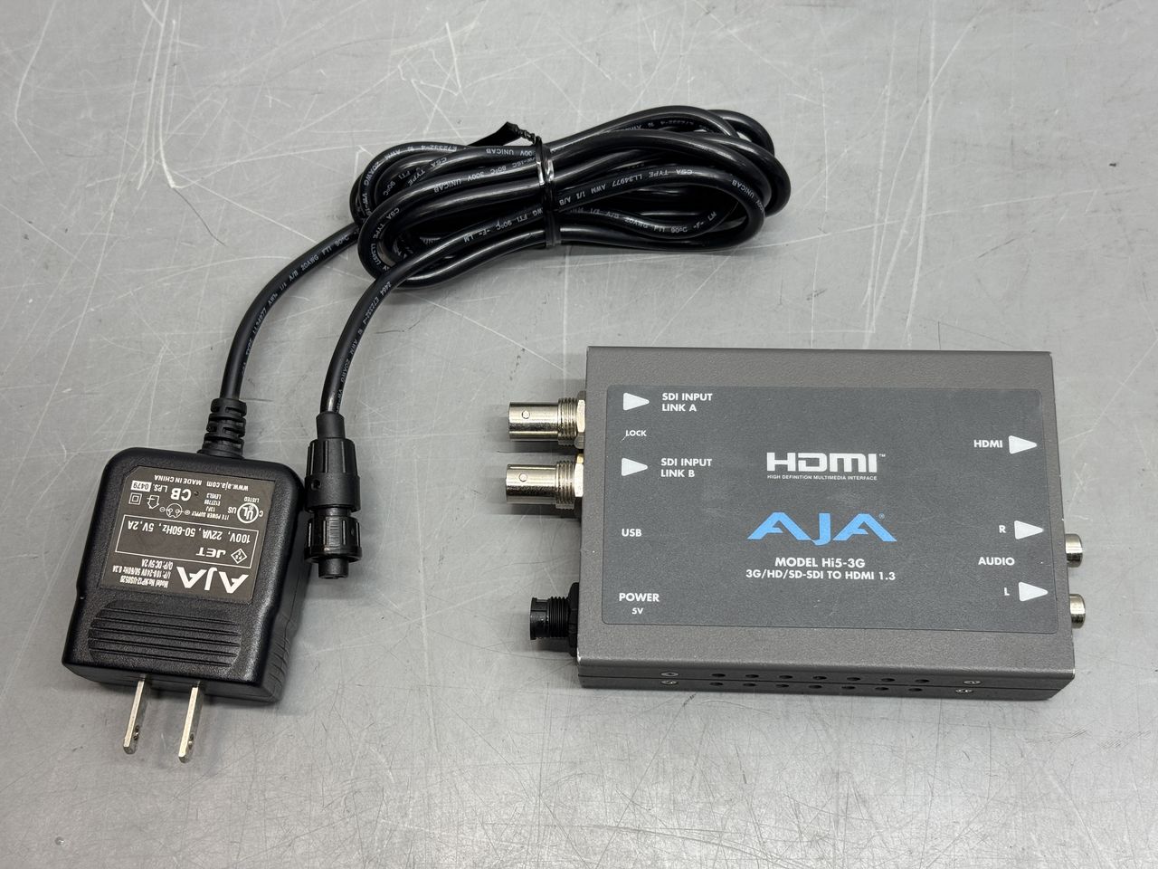 AJA Hi5-3G 3G/Dual-link/SD/HD-SDI→HDMIコンバータ