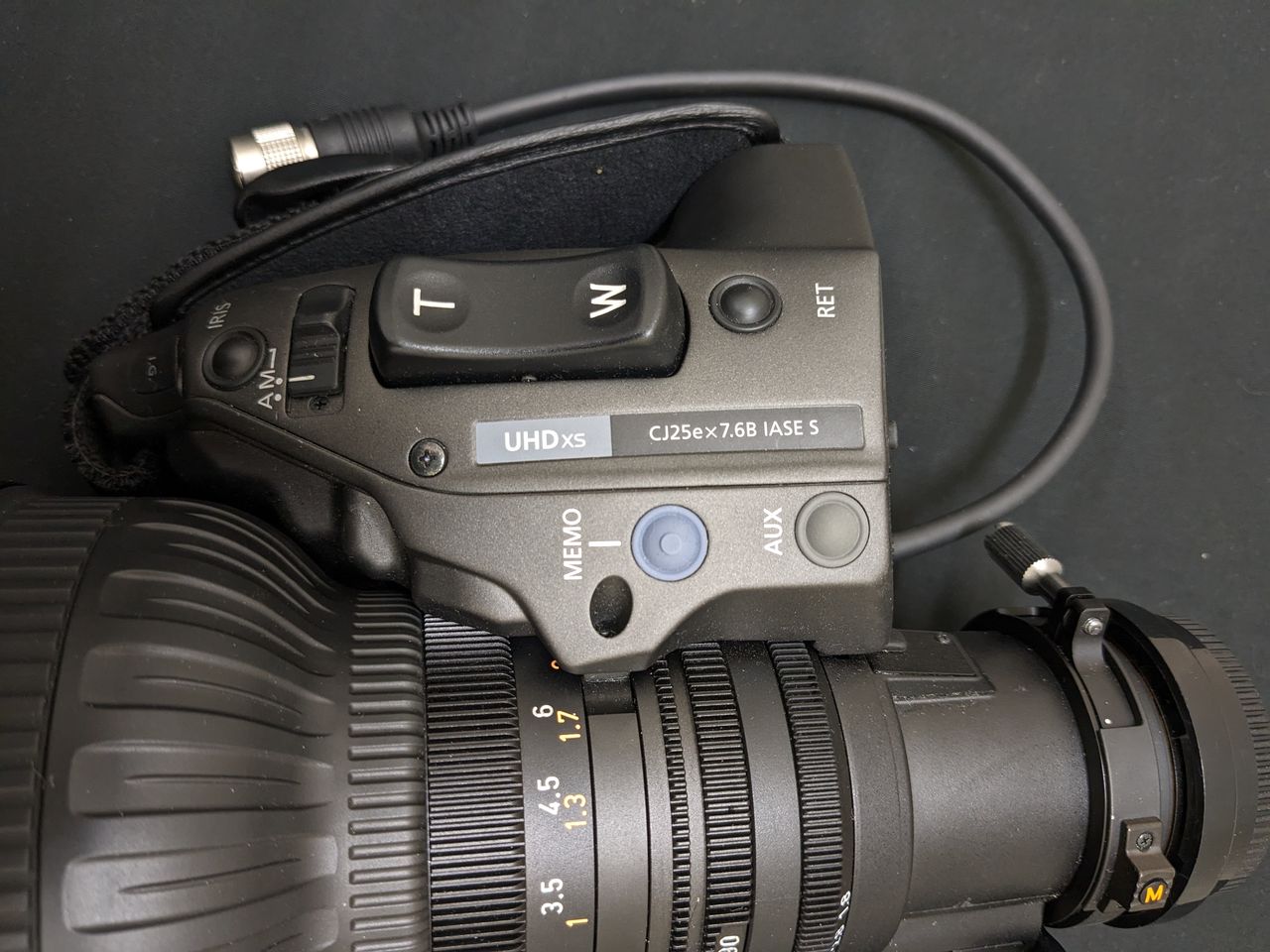 Canon CJ25e×7.6B IASE S 4K放送用ポータブルズームレンズ | VIVID