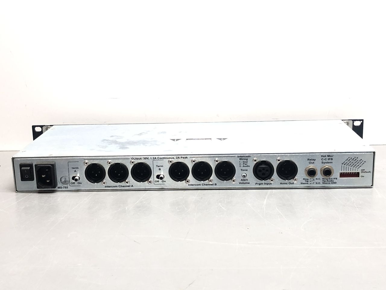 MS702 2ch ラックマウント メインステーション VIVID Online Shop