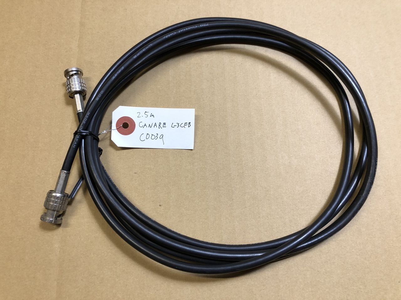 CANARE L-3CFB 75Ω同軸ケーブル（単線/5.5mm） | TOMOCA ONLINE SHOP